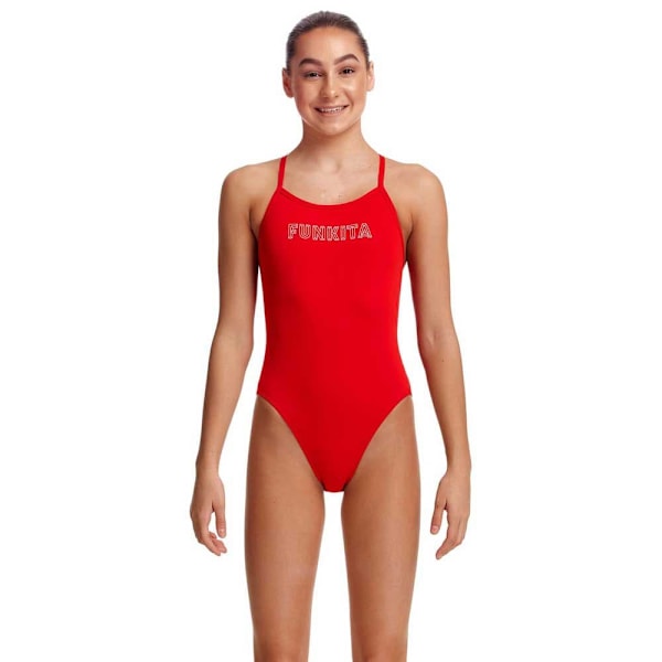 Funkita Badedragt Fire Rød 8 Years Pige