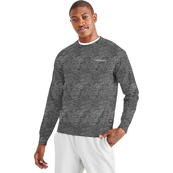 Dockers Icon Crew Brushed Sweatshirt Grå L Mand