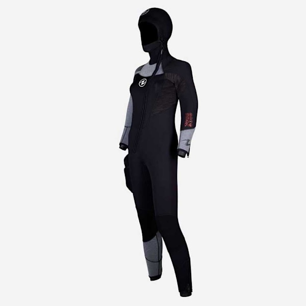 Aqualung Kvinde Dynaflex Fs Fz 7 Mm Sort ML