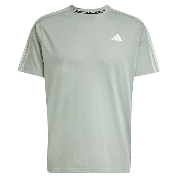 Adidas Own The Run 3 Stripes Lyhythihainen T-paita  S / Regular Mies