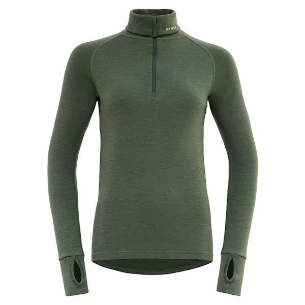Devold Of Norway Expedition Merino 235 Halv Lynlås Langærmet T-shirt  L Kvinde