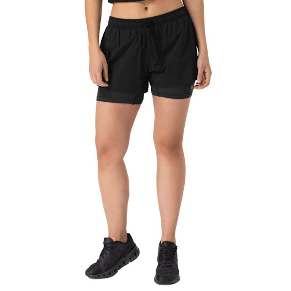 Super.natural Double Layer Shorts Sort M Kvinde