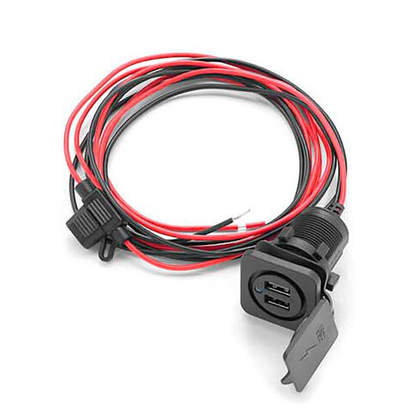 Clarion Marine Dobbelt Opladningsport Usb Sort