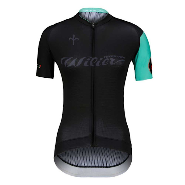 Wilier Kortærmet Trøje Cycling Club Sort L Kvinde