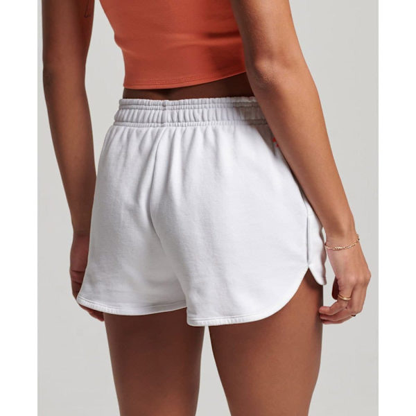 Superdry Shorts Code Core Sport Sweatshort Vit L Kvinna
