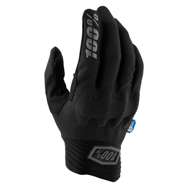 100percent Lange Handsker Cognito Smart Shock Sort S Mand