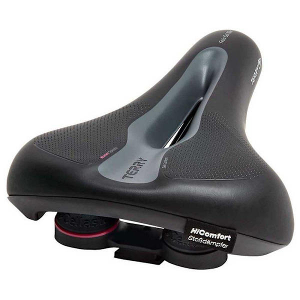 Terry Fisio Fisio Flex Gel Max Satula Musta 138 mm