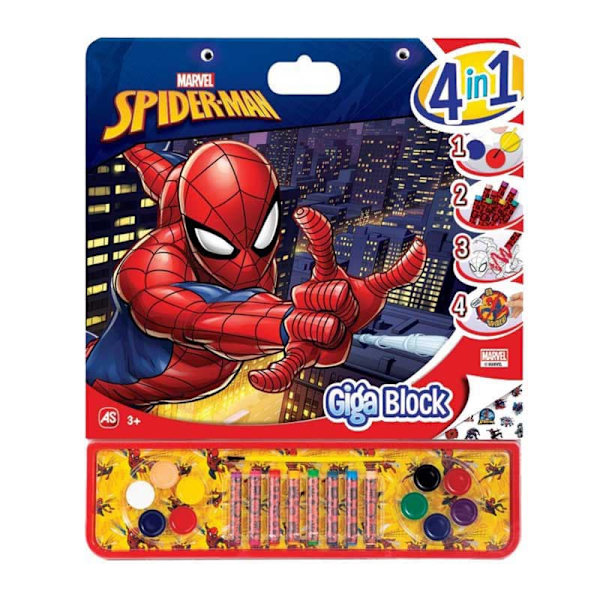 Cefa Toys I Giga Block Spiderman 4 1 Styrelse Spel Flerfärgad