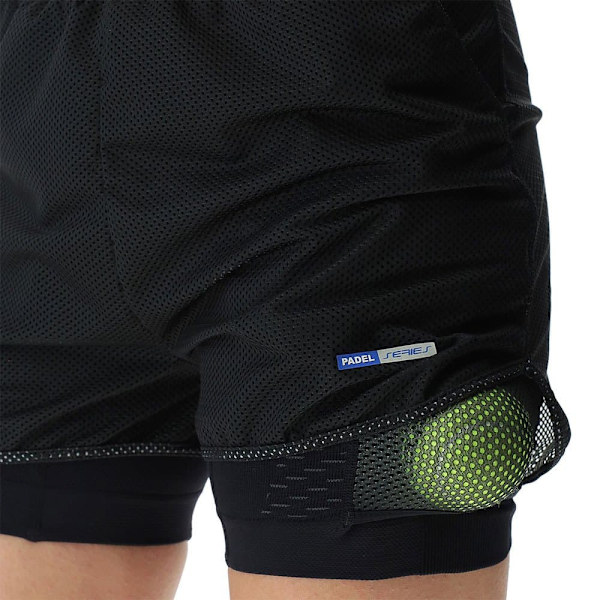 Uyn Shorts Padel Series 2 In 1 Sort M Kvinde