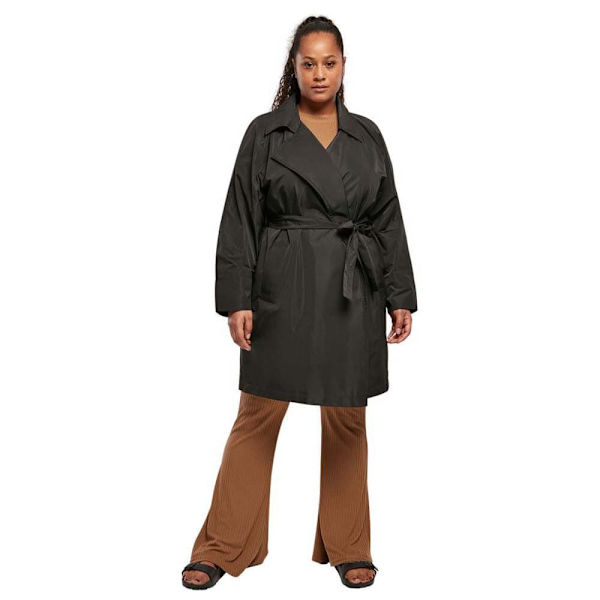 Urban Classics Jakke Crinkle Nylon Minimal Sort XS Kvinde