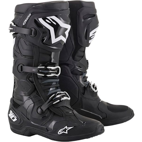 Alpinestars Motorcykel Støvler Tech 10 Sort EU 42 Mand