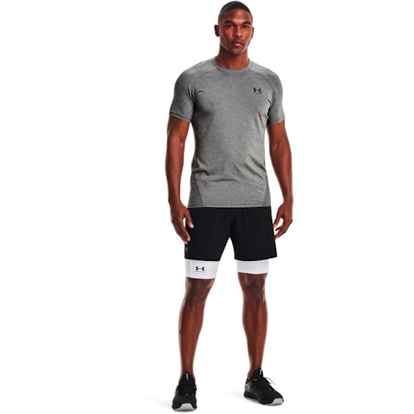 Under Armour Heatgear Compression Long Pohjakerroksen Shortsit Valkoinen 2XL / Regular Mies