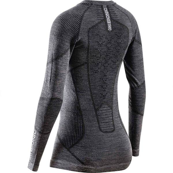 X-bionic Symbio Merino Langærmet Baselayer Grå XS Kvinde