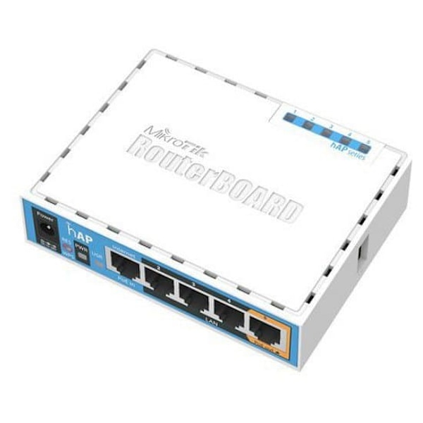 Mikrotik Hap Wireless Router Valkoinen