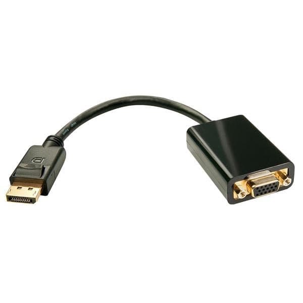 Lindy Til Vga Adapter Displayport Sort