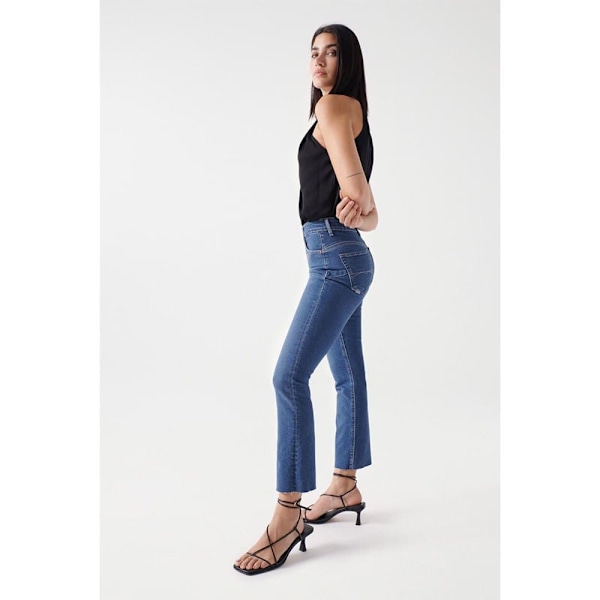 Salsa Jeans Jeans Glamour Crop Flare Fit Blå 30 / 28 Kvinde