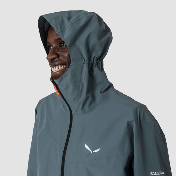 Salewa Jacka Puez Aqua 4 Powertex 2.5l Blå S Man