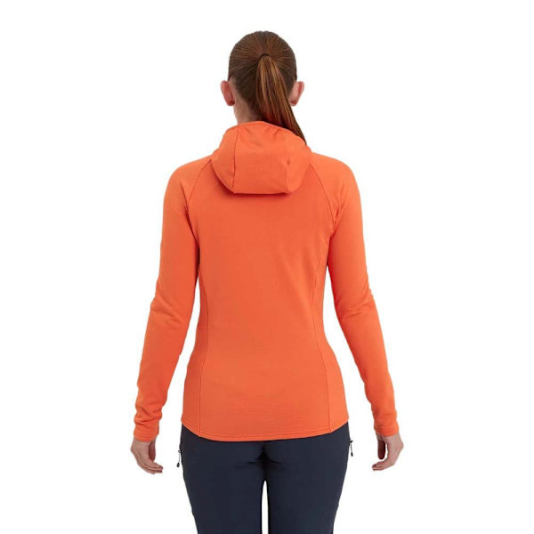 Montane Protium Fleecejakke Med Fuld Lynlås Orange M Kvinde