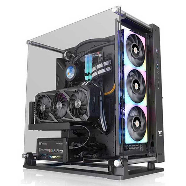 Thermaltake Tårnkasse Med Vindue Core P3 Tg Pro Sort Sort