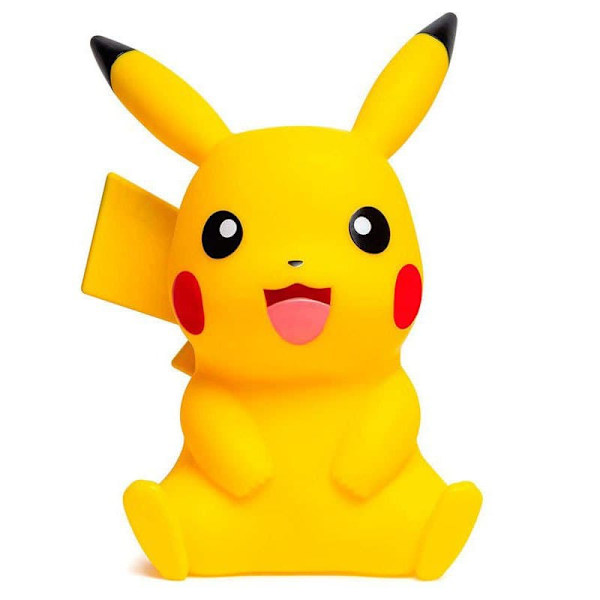 Teknofun Led 3d Pikachu Pokemon Keltainen musta, Keltainen