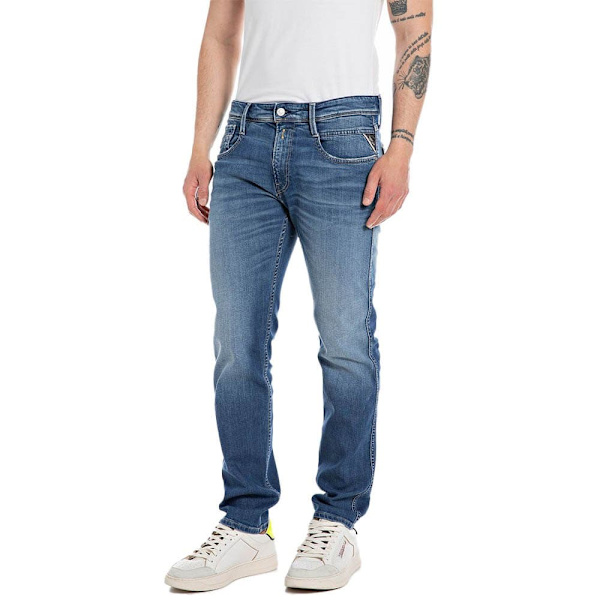Replay Jeans M914y .000.573 64g Blå 29 / 30 Mand