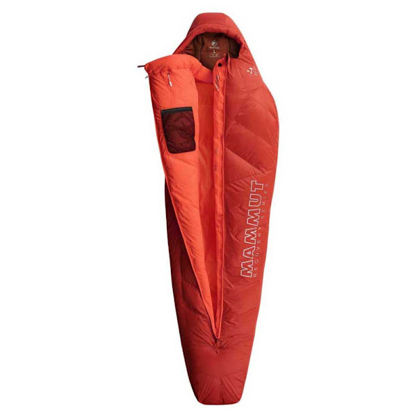 Mammut Sovsäck Perform Down -7ºc Röd Long / Central Zipper