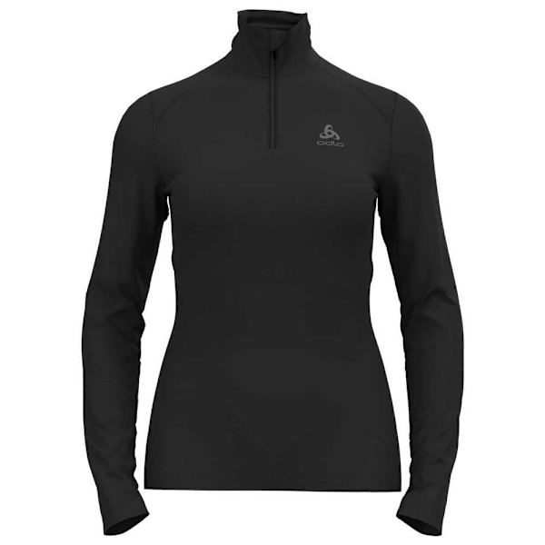 Odlo Langærmet T-shirt Fundamen Sort L Kvinde