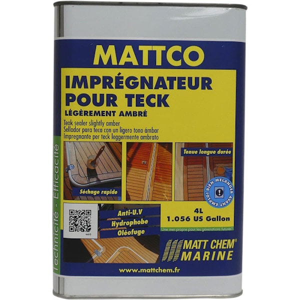 Matt Chem Beskytter Af Teaktræ Mattco 4l