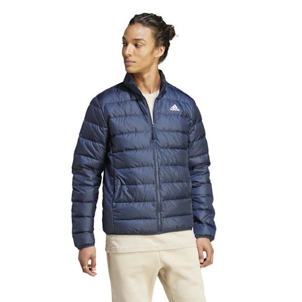 Adidas Jacka Essentials Lite Down Blå L Man