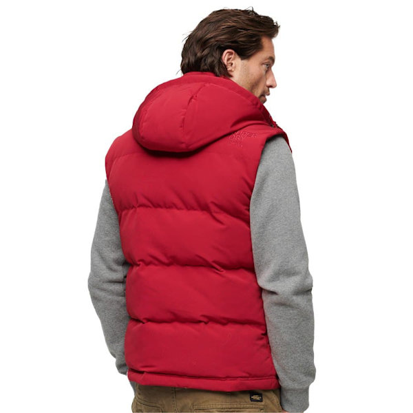 Superdry Dunväst Everest Röd M Man
