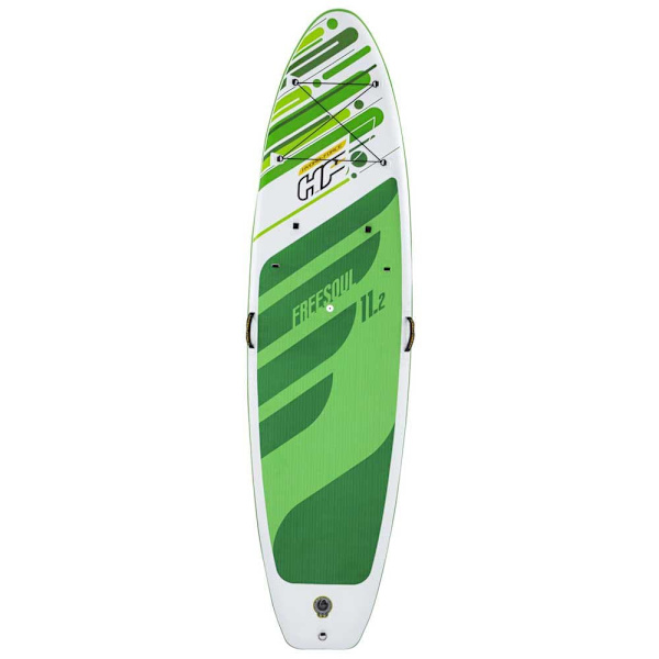 Bestway Uppblåsbart Paddelsurfset Hydro-force Freesoul Tech 11´0´´ Grönt 335.3 cm / 89 cm