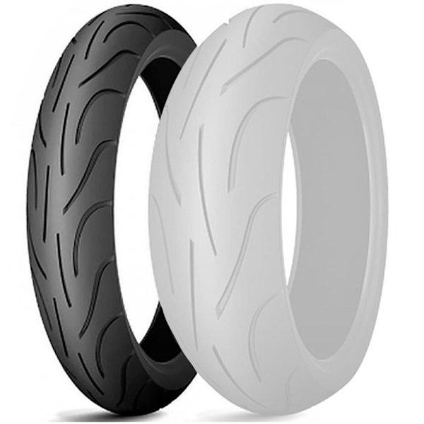 Michelin Moto Dæk M/c (55w) Pilot Power 2ct Front Tl-925136 Sort 120 / 60 / R17