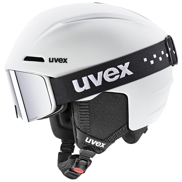 Uvex Viti Set Hjelm Med Visir Sort 51-55 cm / Mirror Green Supravision Yellow Clear/CAT2