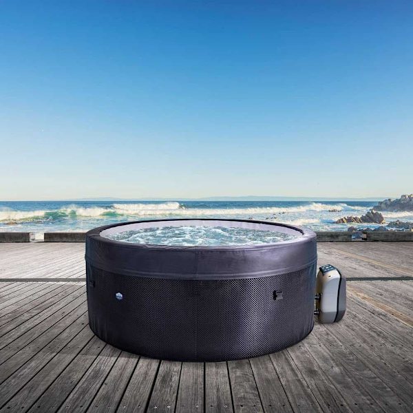 Netspa Puhallettava Poreallas Ulkoisilla Paneeleilla Vita 156x70 Cm Sininen 800L
