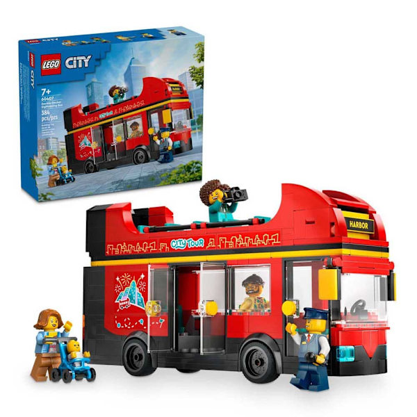 Lego Red Double Decker Tourist Bus Byggespil