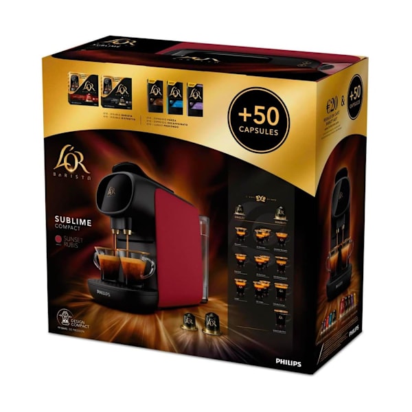 Philips 0.8l 50 Kapsler + Kaffe Maker