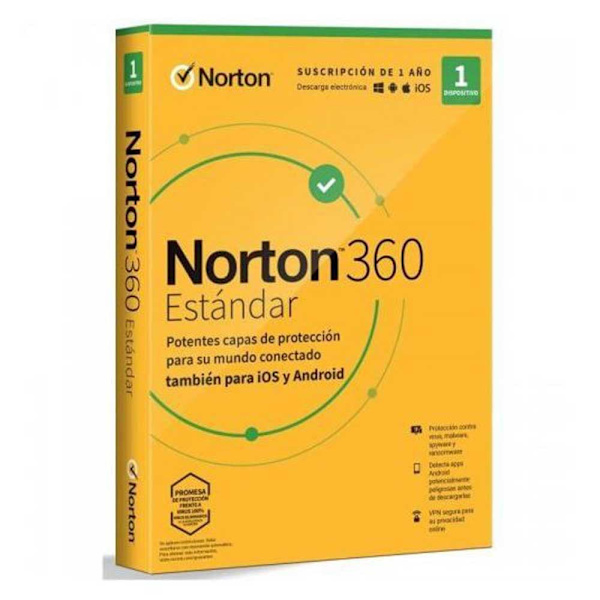 Norton Enheder 360 Standard 10gb 1 1 År Antivirus Pt Transparent