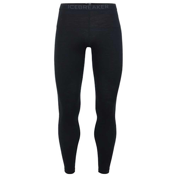 Icebreaker Leggings 200 Oasis Merino Sort S Mand