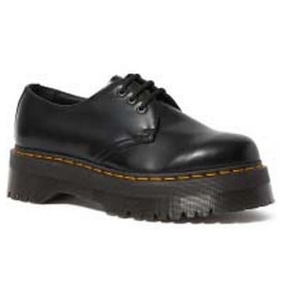 Dr Martens Sko 1461 Quad 3-eye Polished Smooth Sort EU 39 Mand