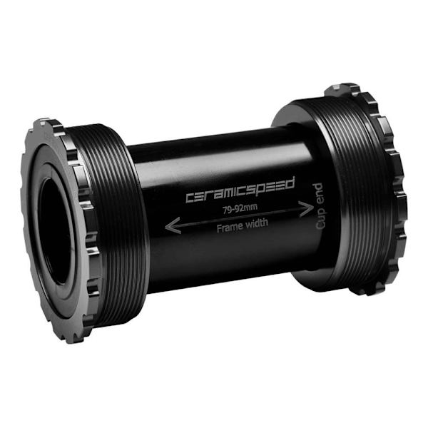 Ceramicspeed Belagte Bundbeslagskopper T47/86 Sram Gxp Sort 85.5/86 mm