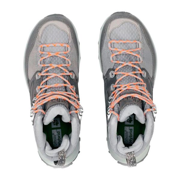 Jack Wolfskin Cyrox Texapore Mid Vandringskängor Grå EU 42 Kvinna