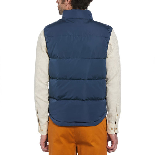 Original Penguin Lightweight Faux Down Colorblock Väst Blå L Man