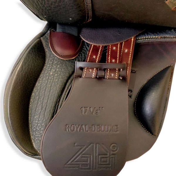 Zaldi Sadel Til Almen Brug Royal Deluxe Brun 16.5´´