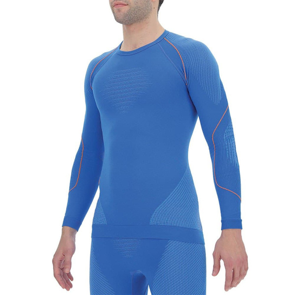Uyn Evolutyon Pitkähihainen Aluspaita Sininen 2XL Mies