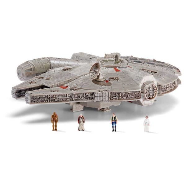 Jazwares Millenium Falcon Valolla Ja äänellä Star Wars Kultainen