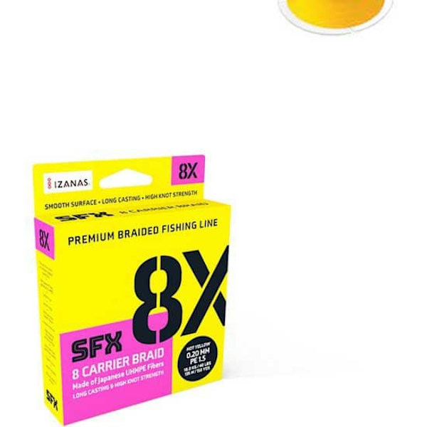 Sufix Punottu Sfx 8x 275 M Kultainen 0.104 mm