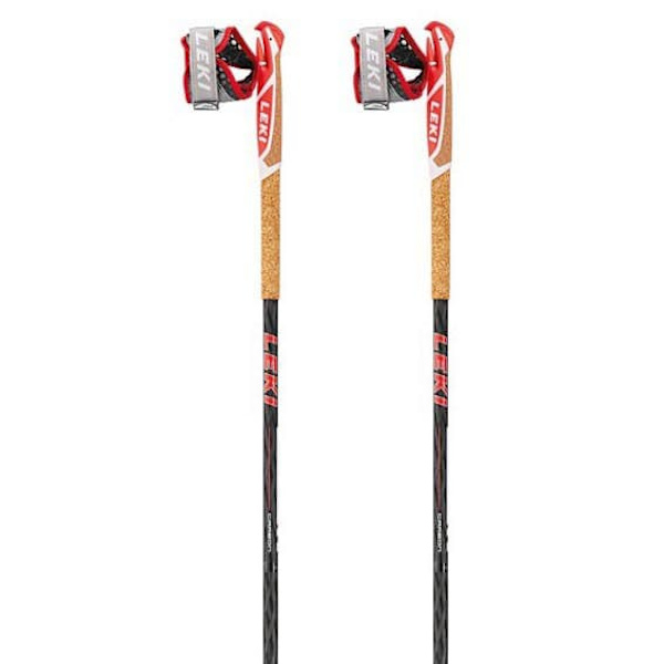 Leki Stavar Vertical K Röd 130 cm