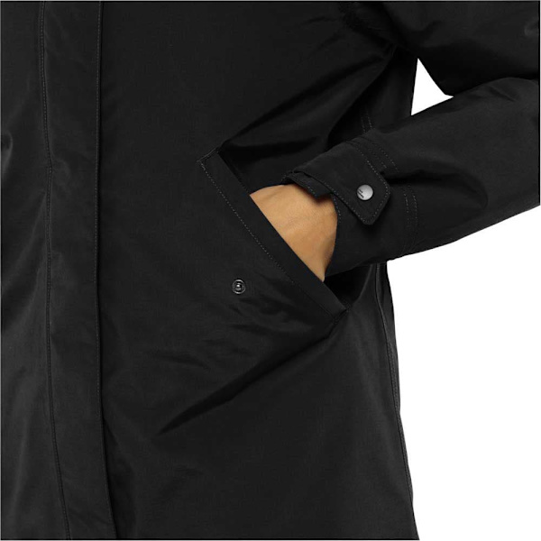 Jack Wolfskin Talforst Parka Sort L Kvinde