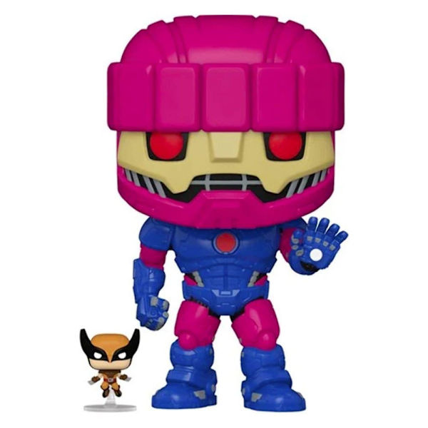 Funko Marvel Universe X-men Sentinel Med Wolverine Pop Super Sized Rosa
