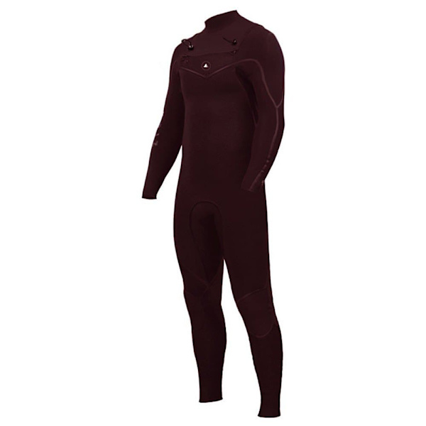 Zion Pitkähihainen Rintavetoketjullinen Neopreenipuku Yeti Steamer 3/2.5 Mm Punainen L